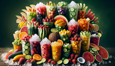 Fruit Cups Display