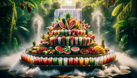 Fruit Cups Display